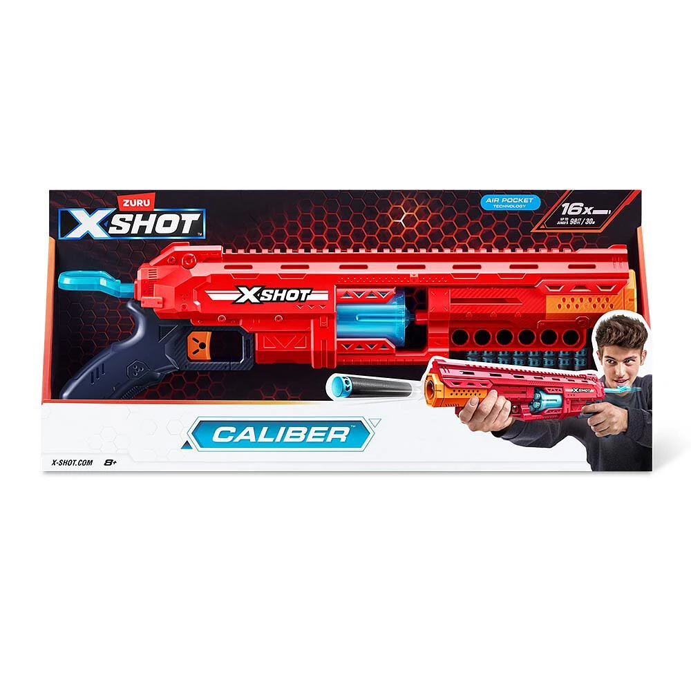 XSHOT Excel Caliber Blaster (16 fléchettes) par ZURU