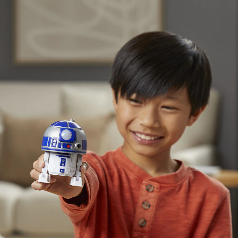 Star Wars Droidables R2-D2, 4" Star Wars Electronic Figure, Star Wars Toys for Kids