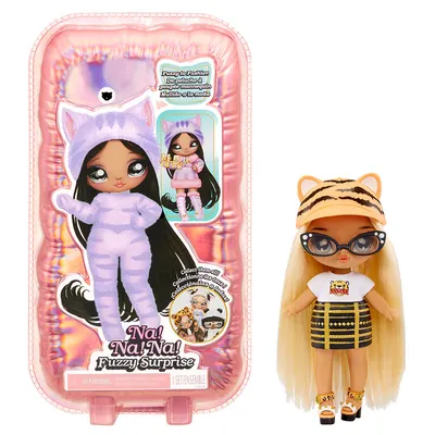 Na Na Na Fuzzy Surprise Series 1 Tiger Linda 7" Fashion Doll