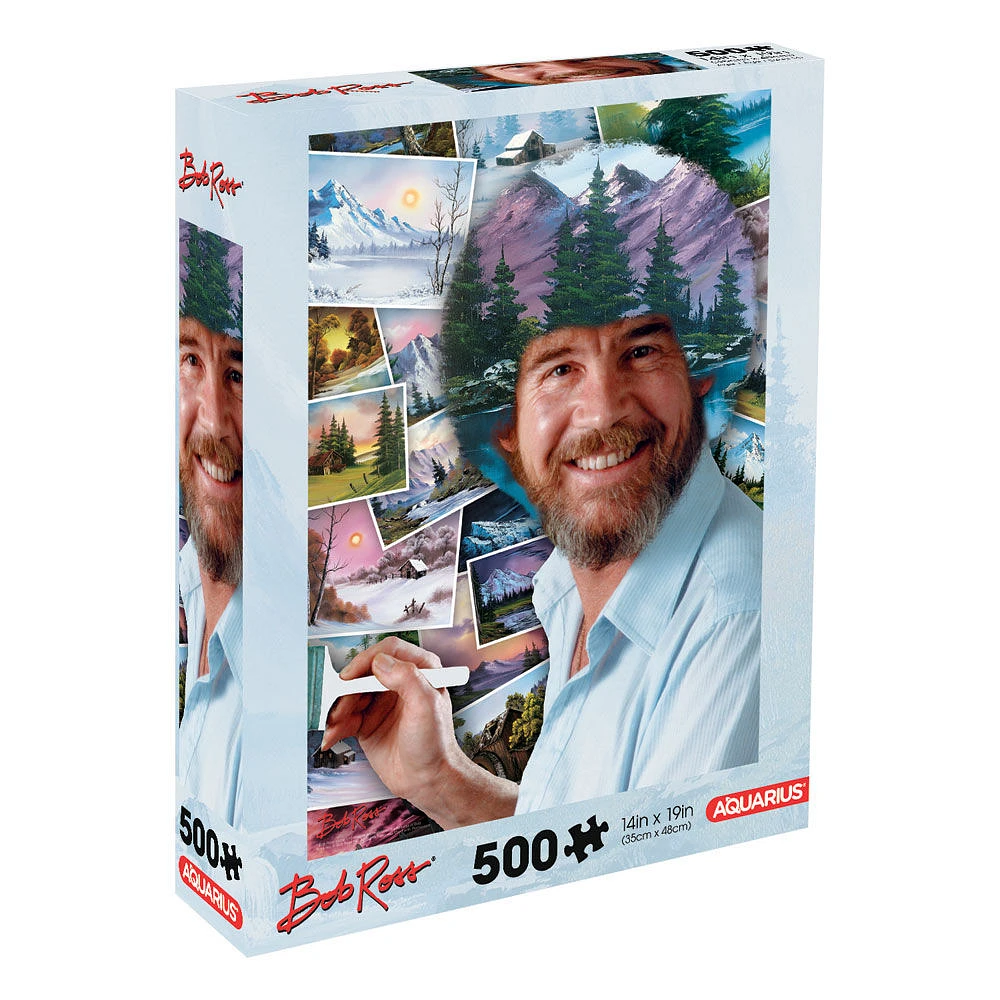 Bob Ross Hair 500 Piece Jigsaw Puzzle