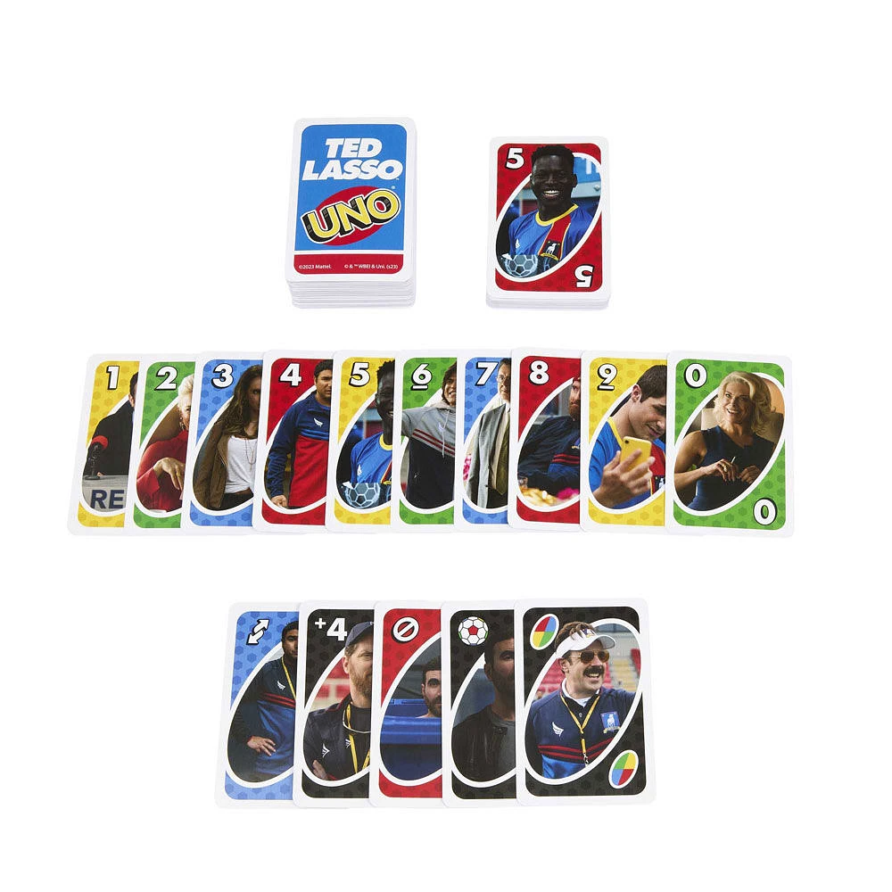 UNO Ted Lasso Card Game, Collectibles Inspired by the Series