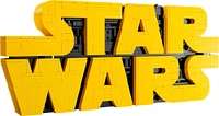 LEGO Star Wars Brick-Built Star Wars Logo - Collectible Building Kit for Adults 18+ - 75407