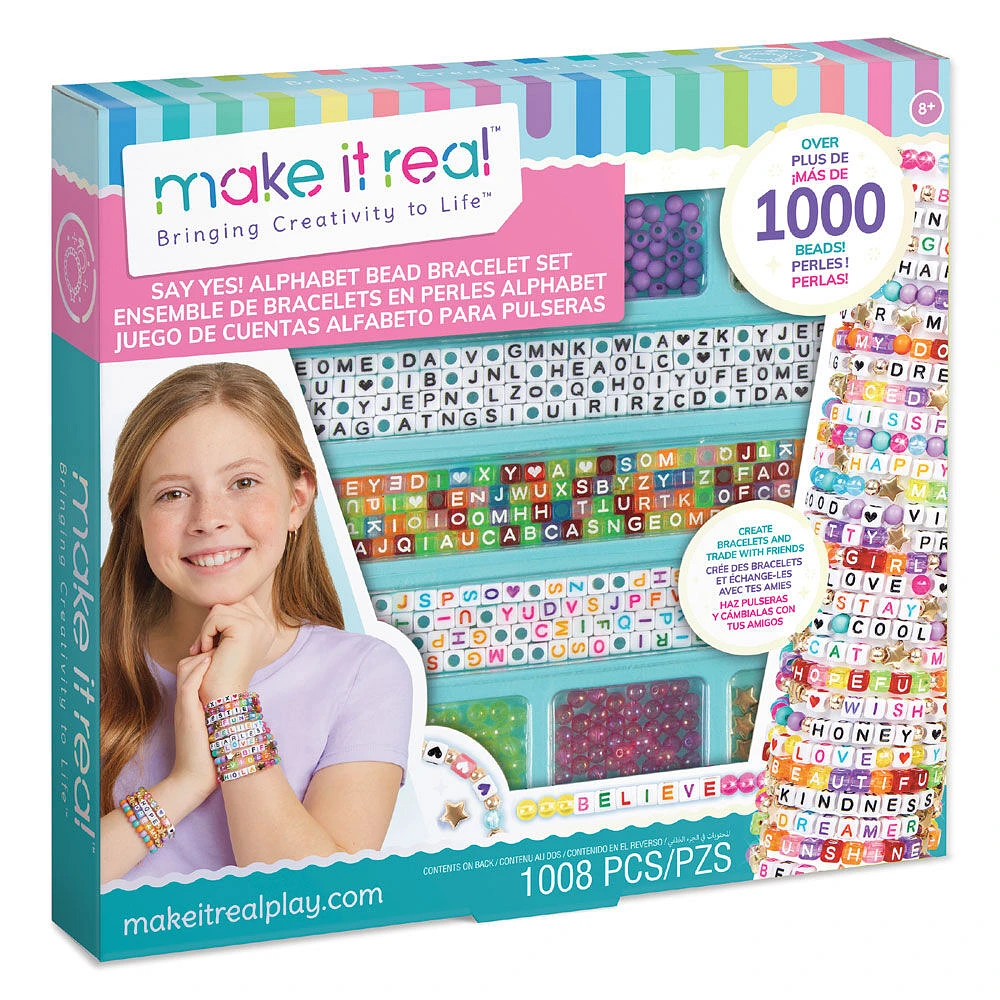 Kit de bracelet alphabet Make it Real