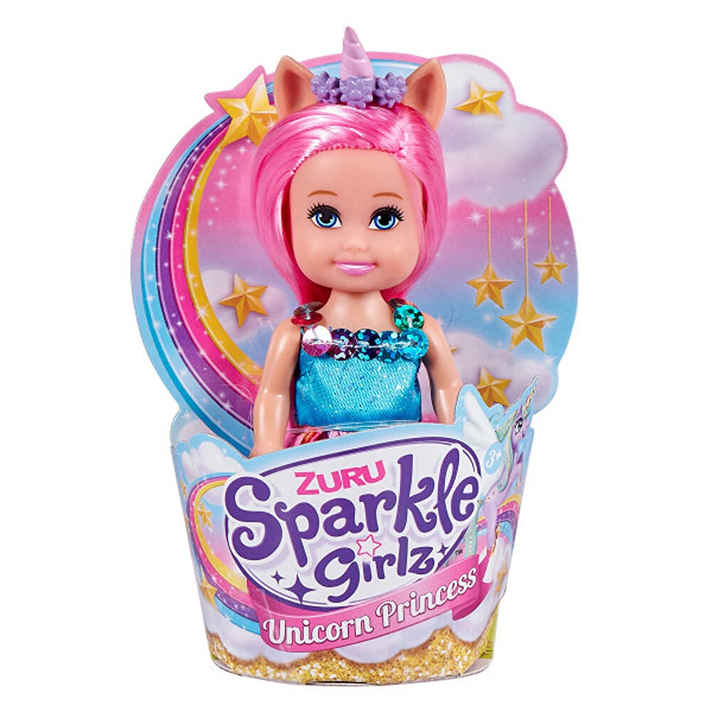 Zuru Sparkle Girlz Cupcake Unicorn Princess Doll (Styles May Vary)