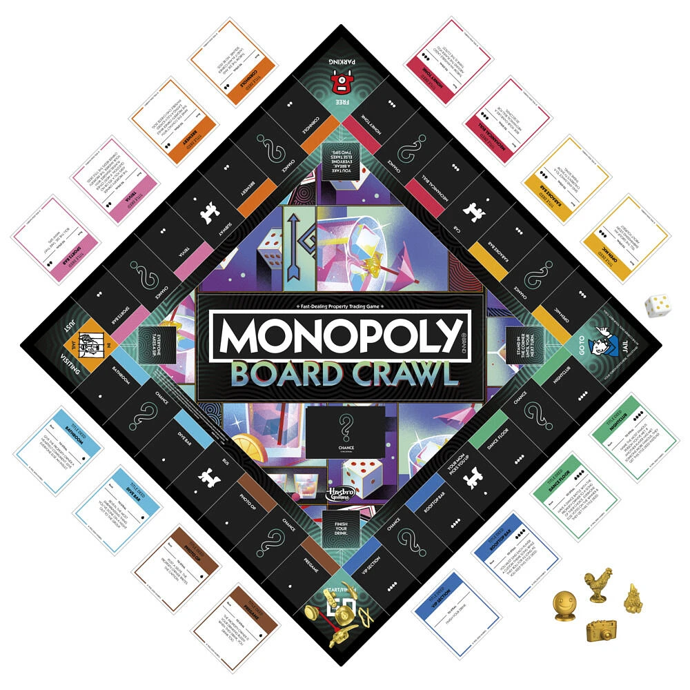 Monopoly Board Crawl - Édition anglaise