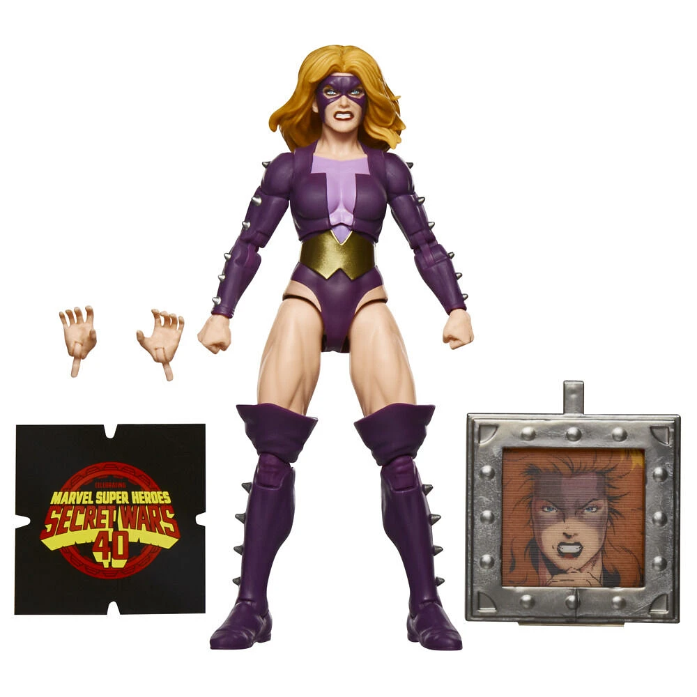 Marvel Legends Series Titania, Retro Marvel Super Heroes Secret Wars Comics Collectible 6 Inch Action Figure