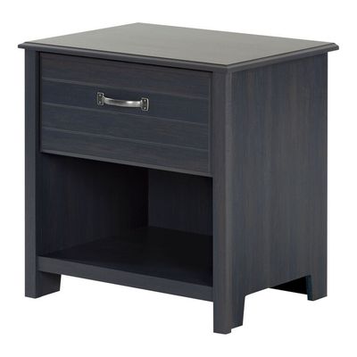 Ulysses 1-Drawer Nightstand Blueberry