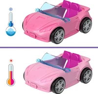 Barbie Mini BarbieLand Doll & Toy Vehicle Sets, 1.5-inch Barbie Doll & Iconic Toy Vehicle with Color-Change Surprise