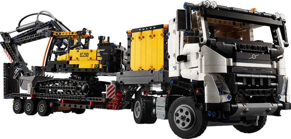 LEGO Technic Volvo FMX Truck & EC230 Electric Excavator Building Toy, Volvo Truck Toy for Kids, 42175