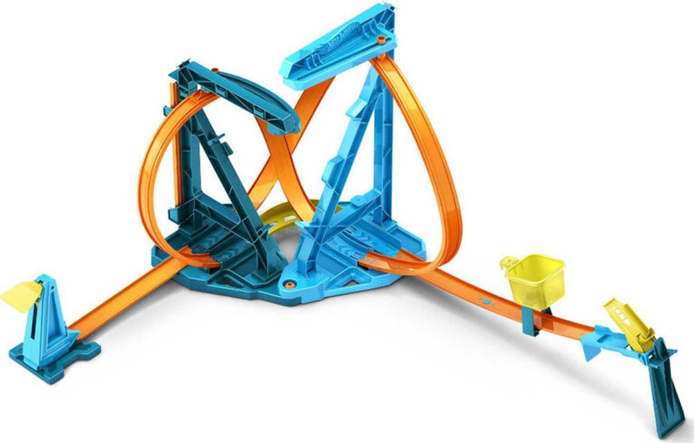 Hot Wheels Track Builder Triple Loop Stunt Loops in 2023