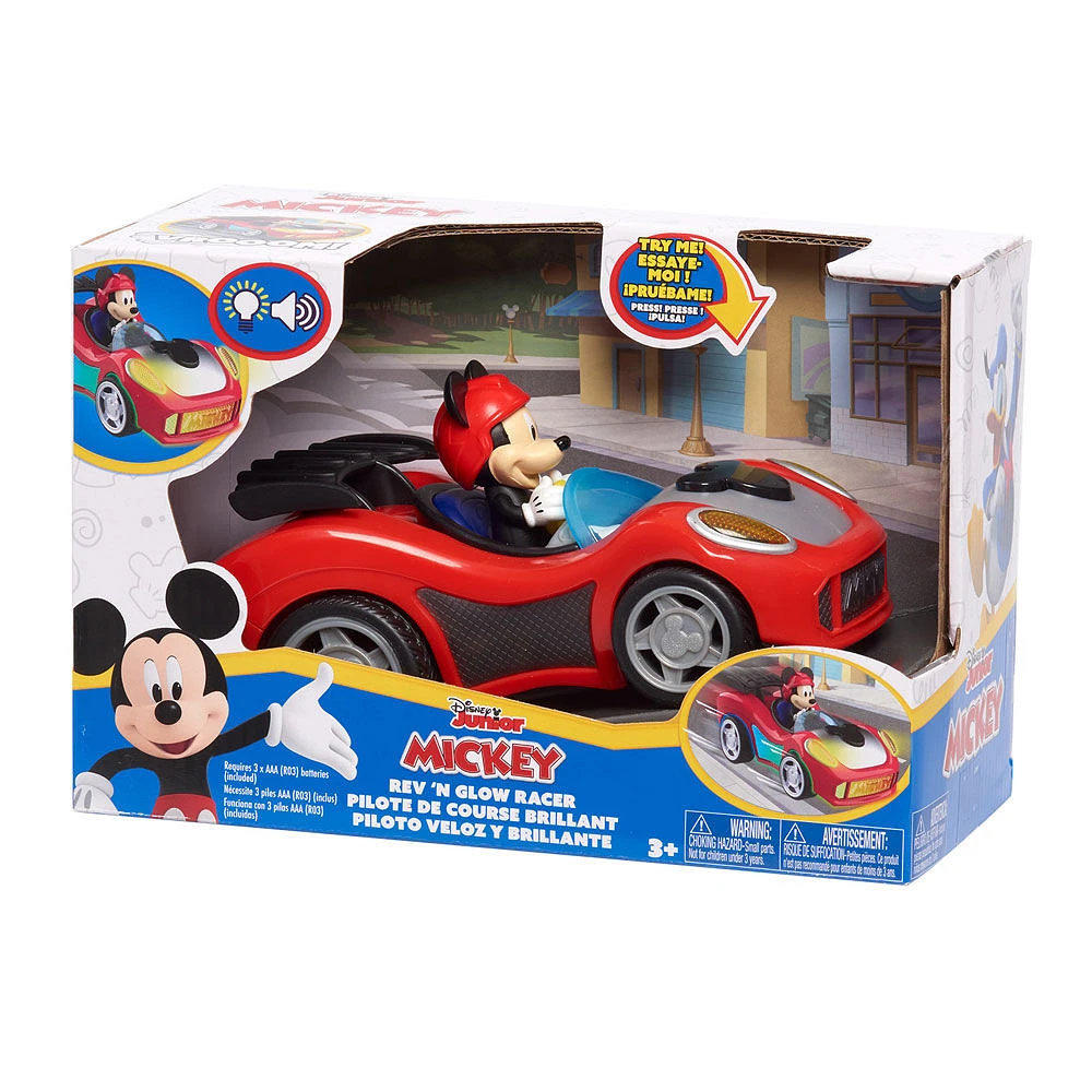 Disney Junior Mickey Mouse Rev 'n Glow Racer