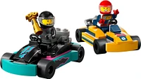 LEGO City Go-Karts and Race Drivers Toy Set for Kids 60400