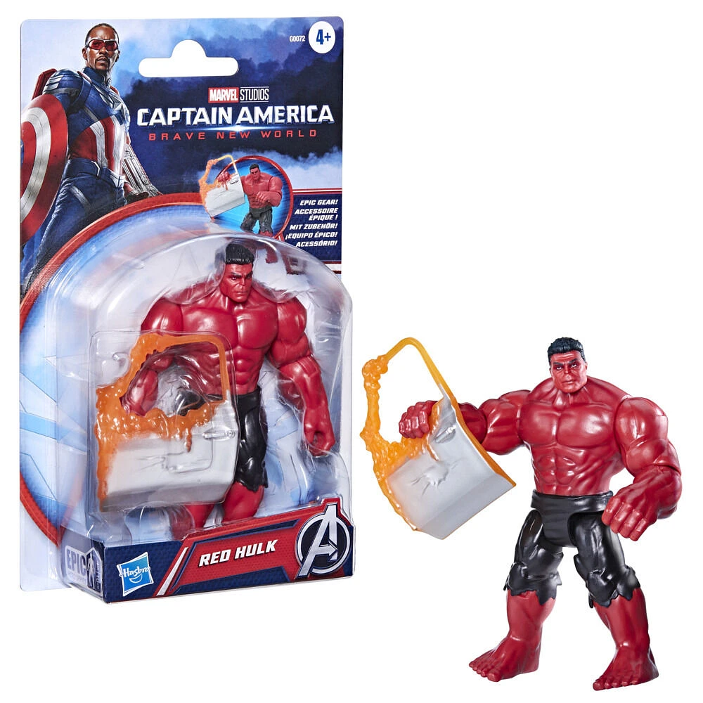 Marvel Avengers Epic Hero Series Captain America: Brave New World Red Hulk Figure