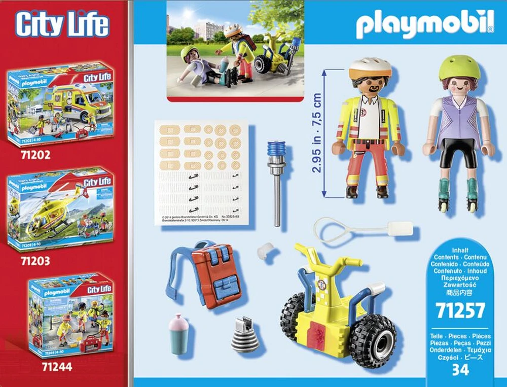 Playmobil - Starter Pack Secouriste avec gyropode