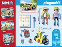 Playmobil - Starter Pack Secouriste avec gyropode