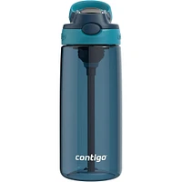 Bouteille d’eau antifuite et antidéversement pour enfants Contigo Aubrey avec paille, bleuet et genévrier, 591 ml