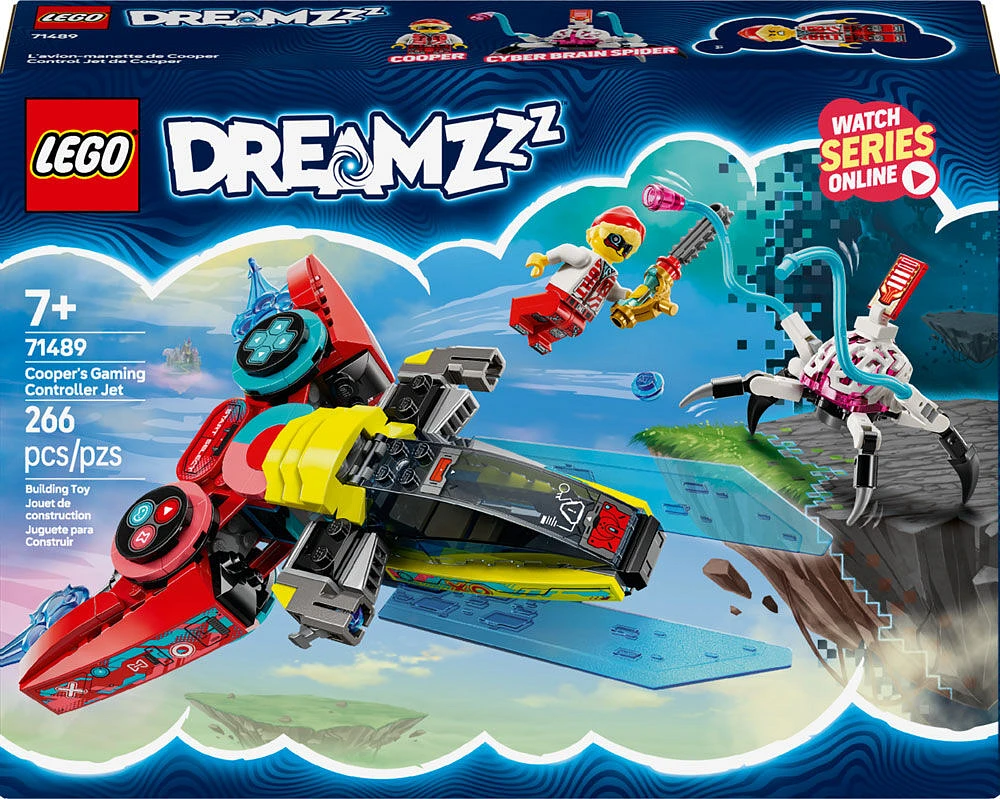 Jouet de jeu vidéo LEGO DREAMZzz L'avion-manette de Cooper Cadeau fantastique pour enfants 71489