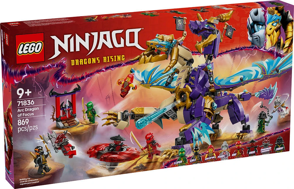 LEGO NINJAGO Arc Dragon of Focus - Dragons Rising Kids Toy for Boys and Girls Ages 9 and Up -  71836