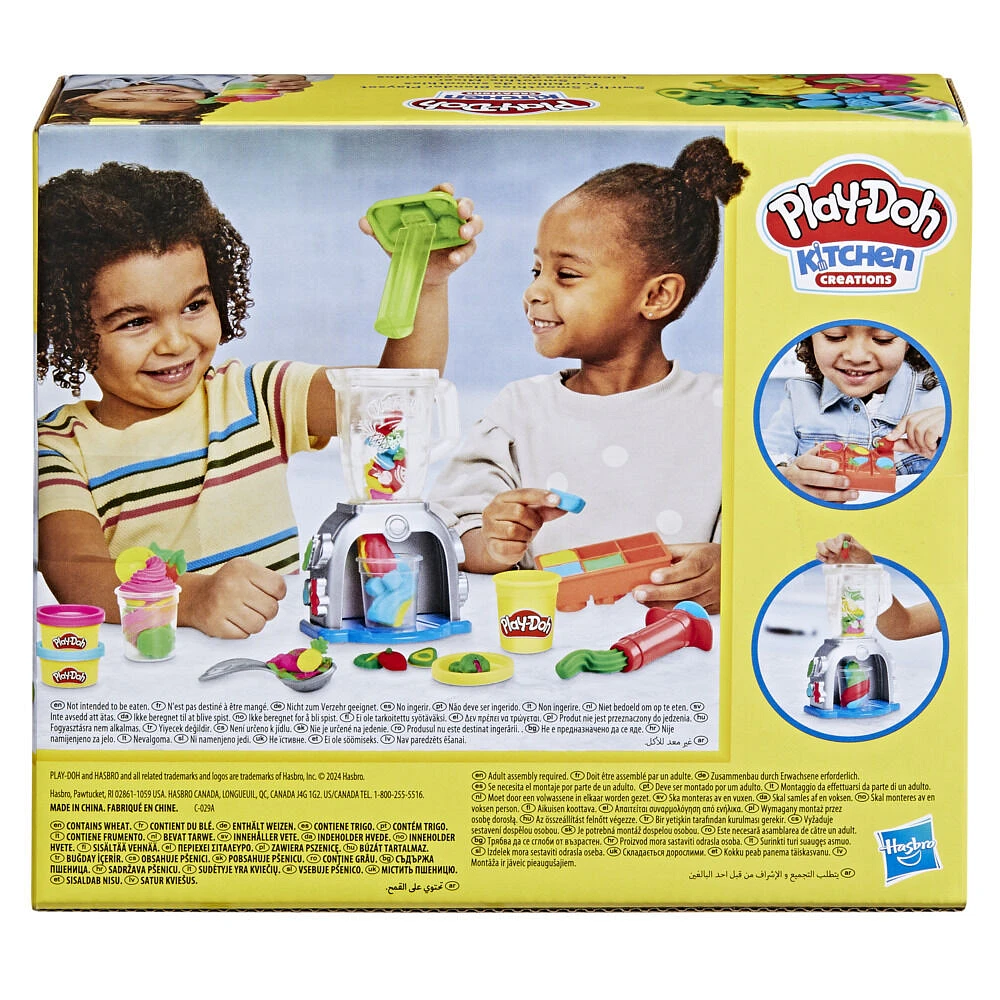 Play-Doh, coffret Tourbillon de smoothies, jouet avec pâte à modeler