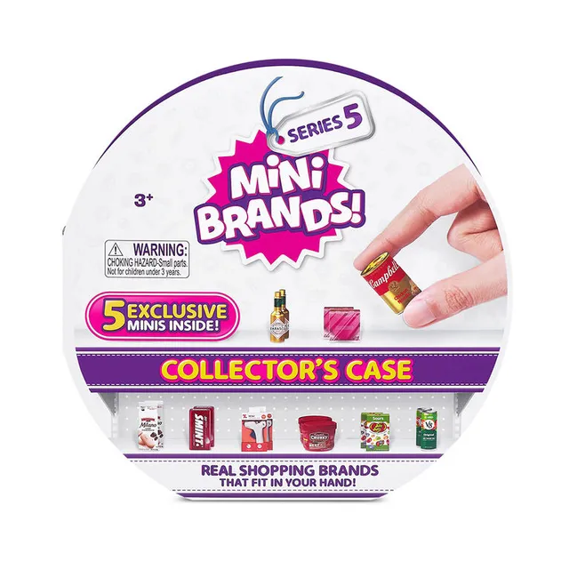  5 Surprise Toy Mini Brand Series 1 Collector's Kit -   Exclusive Mystery Capsule Real Miniature Toys by Zuru (3 Capsules + 1  Collector's Case), Multicolor : Toys & Games