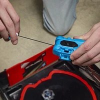 Beyblade X Cobalt Dragoon 2-60C Deluxe Left-Spin String Launcher Set