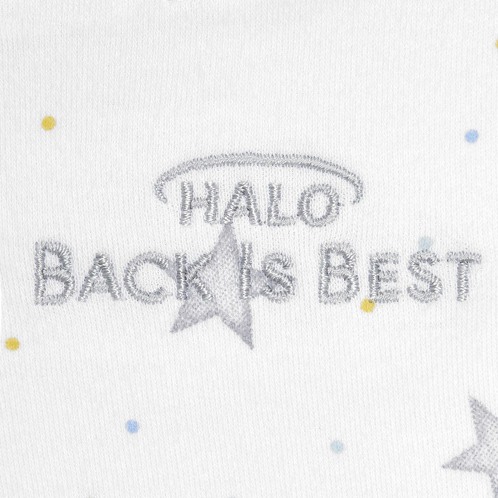 Halo Sleepsack Swaddle - 100% Cotton - Stardust - Small