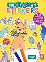 Color Your Own Stickers - English Edition