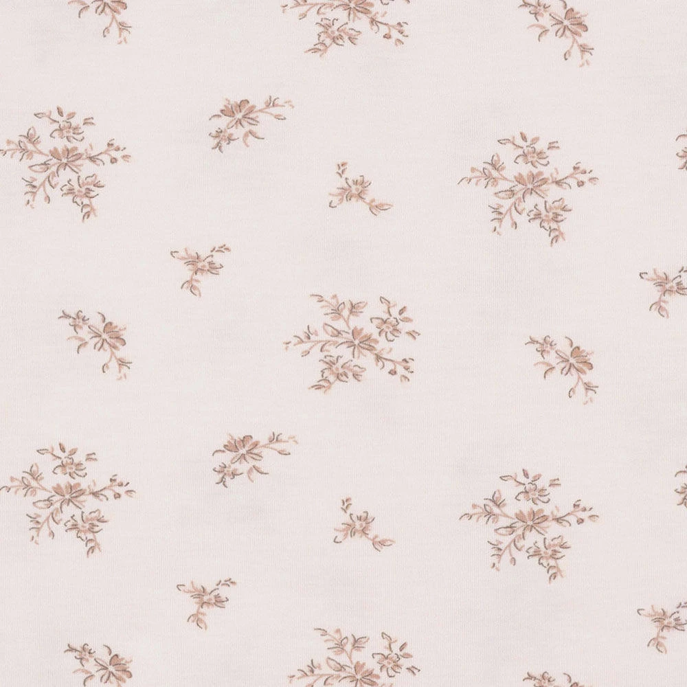 Just Born  - 2 piece Swaddle Blanket+Headband Pink Floral