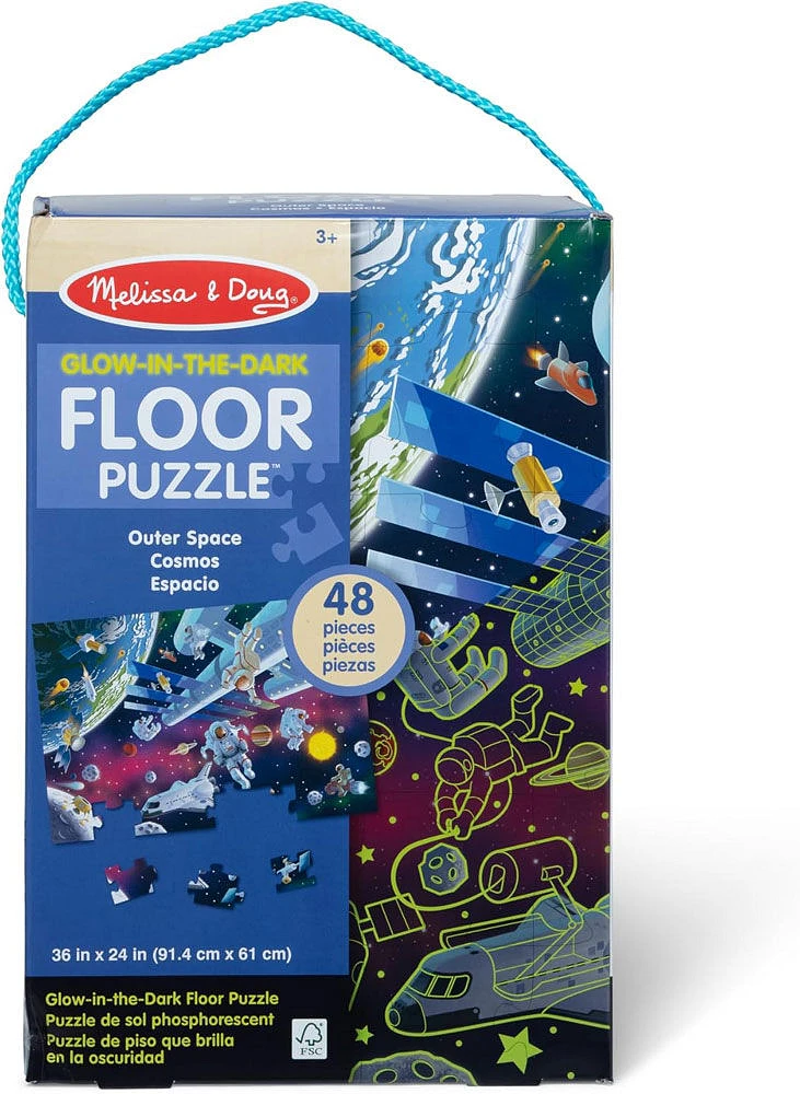 Melissa and Doug - Puzzle de sol phosphorescent - Espace extra-atmosphérique