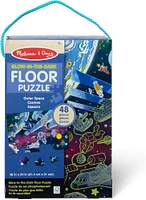 Melissa and Doug - Glow- in-the-Dark Floor Puzzle- Outer Space