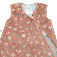 Perlimpinpin-Girl-Plush sleep bag 1.5 Togs-Flowers-0-6m