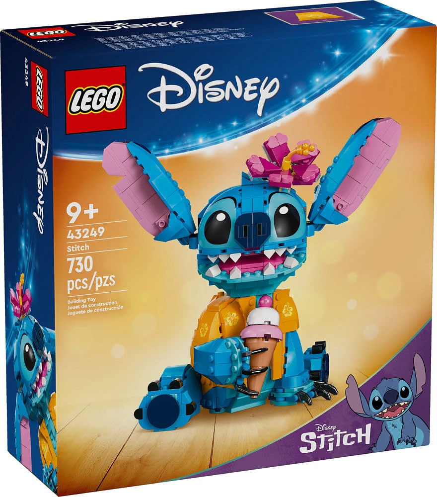 LEGO | Disney Stitch; kit de construction de créature extraterrestre amie de Lilo 43249