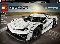 LEGO Technic Koenigsegg Jesko Absolut White Hypercar Buildable Model Car Kit, Race Car Toy for Kids, 42184