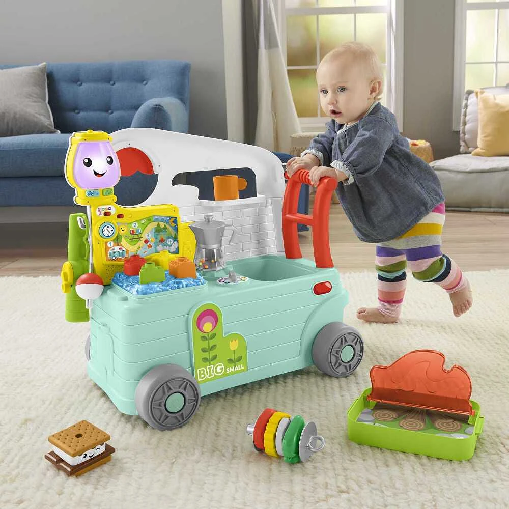 Fisher-Price - Caravane en balade 3 en 1 Rires et Éveil