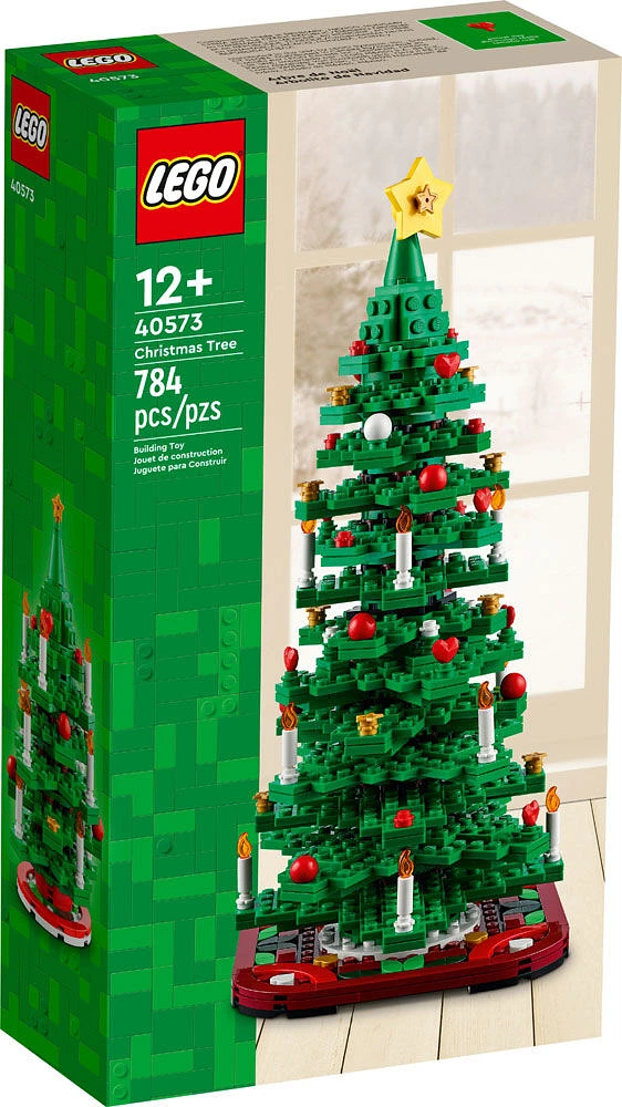 LEGO Christmas Tree Toy Building Set for Kids, Collectible Holiday Decor, 2 Building Options, 40573