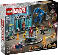 LEGO Marvel Iron Man's Laboratory: Hall of Armor Building Toy - Marvel Superhero Toy for Kids - 76315