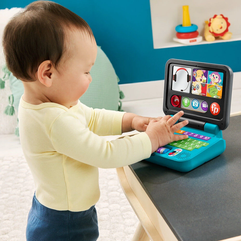 Ordinateur Connectons-Nous Rires et Éveil de Fisher-Price- Version Française