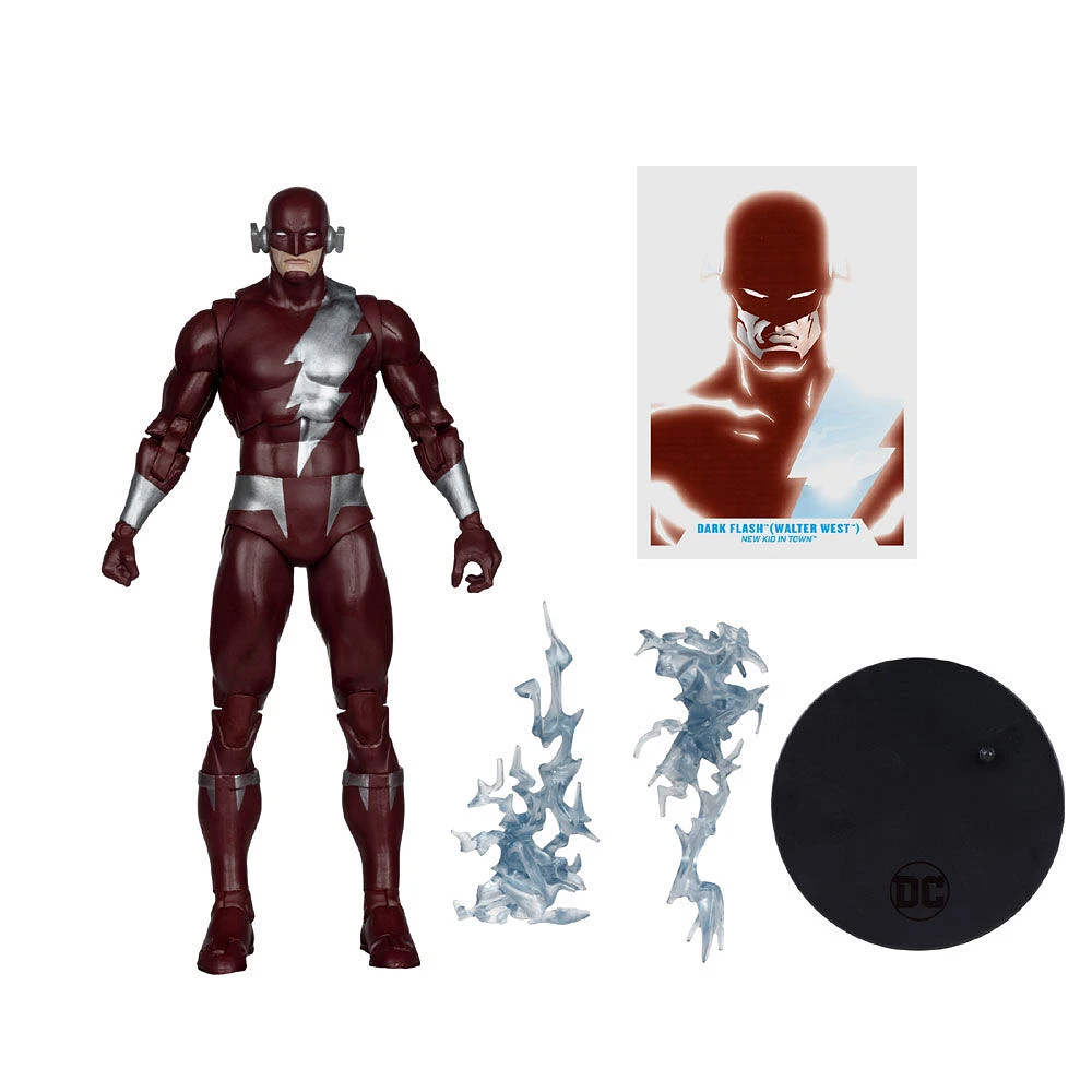 McFarlane Toys - Figurine articulée Walter West (nouveau venu) DC Multiverse Dark Flash 18 cm