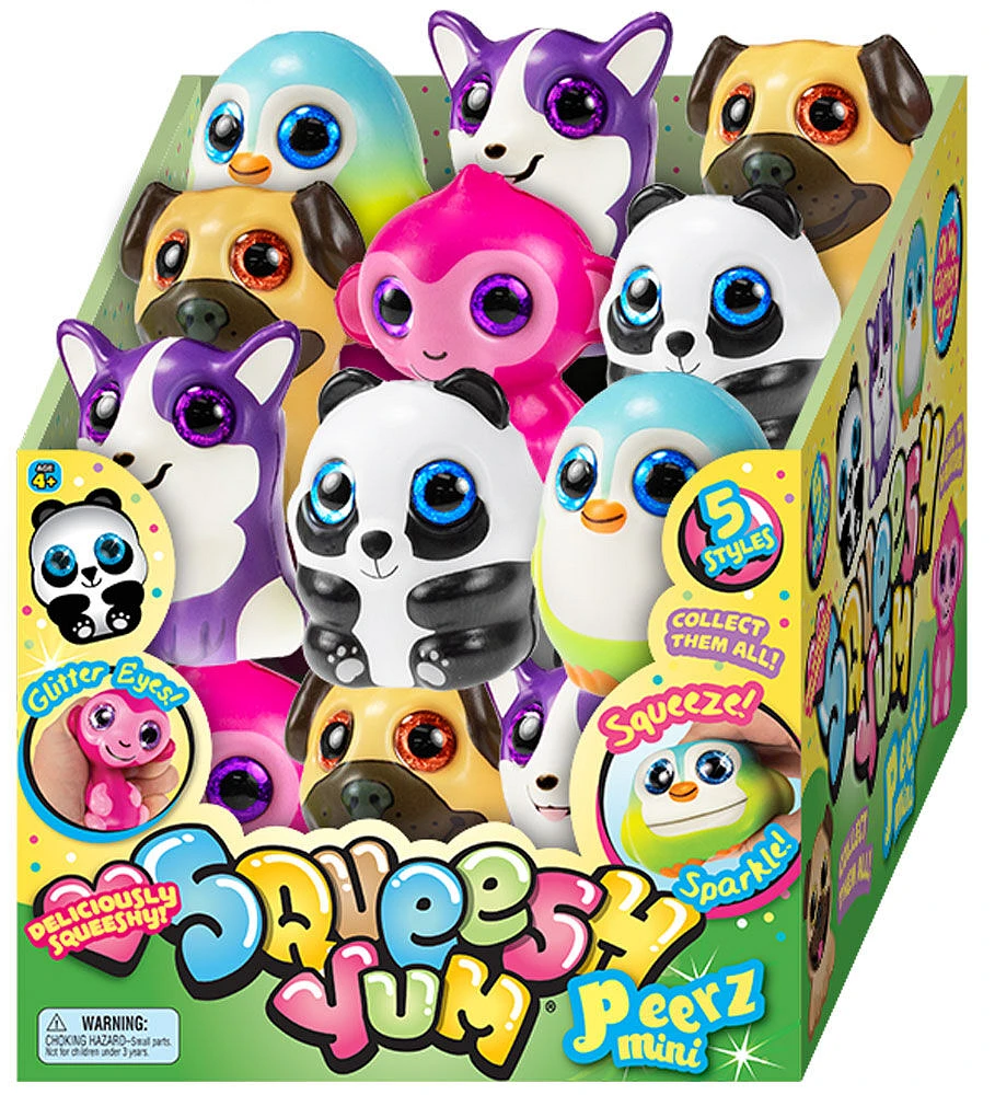 Squeesh Yum Sparkle Peers Mini Asst - English Edition - 1 per order, colour may vary (Each sold separately, selected at Random)