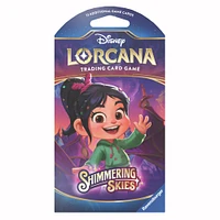 Disney Lorcana Trading Card Game Shimmering Skies Sleeved Booster Single Pack Trading Cards - English Edition