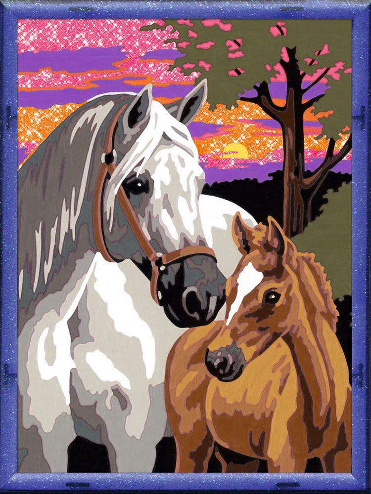 Ravensburger - Chevaux Au Coucher Du Soleil