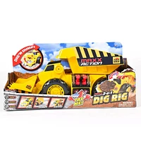 Maxx Action 2-N-1 Dig Rig Dump Truck and Front End Loader