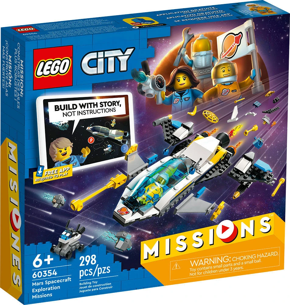 LEGO City Mars Spacecraft Exploration Missions 60354 Building Kit (298 Pieces)