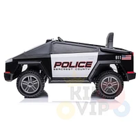 KidsVip 12V Kids and Toddlers Future Police Ride on car w/Remote Control - English Edition