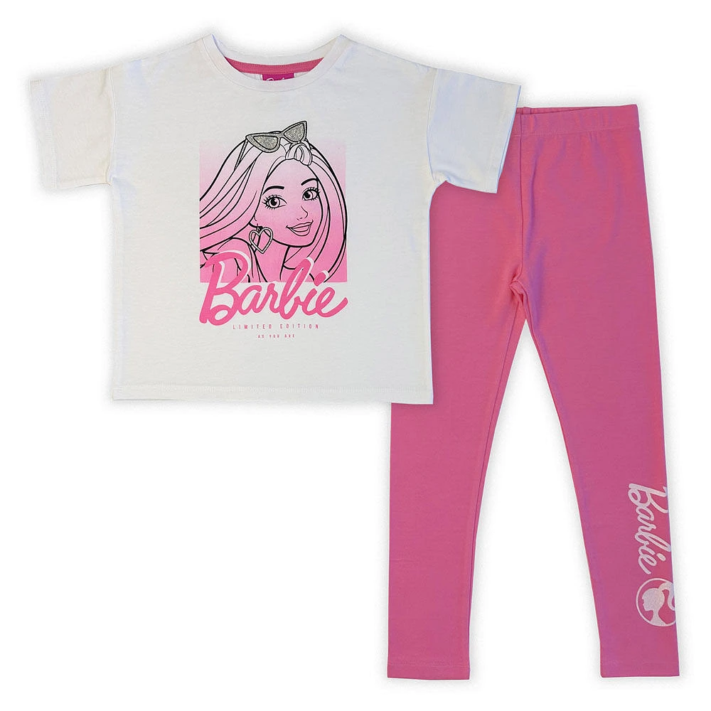 Ensemble T-shirt et Legging Barbie 2 Pièces