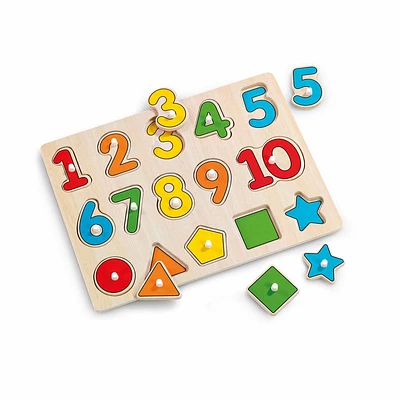 Woodlets Lift and Look Numbers Puzzle - Notre Exclusivité