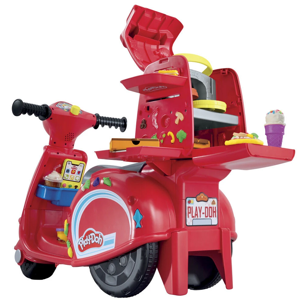 Play-Doh Pizza Delivery Kids Scooter Playset