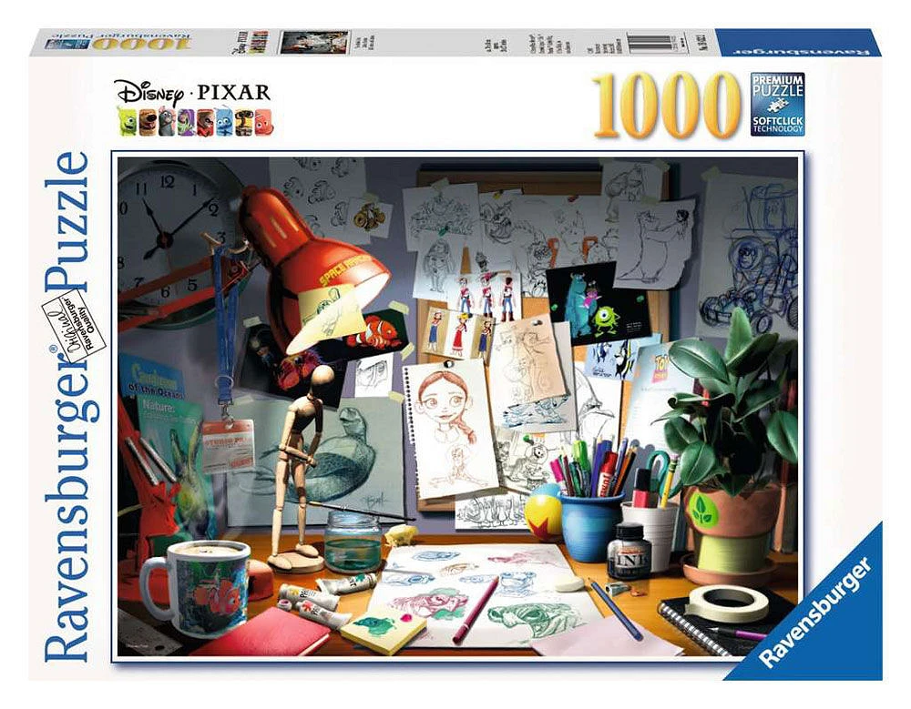 Ravensburger - Atelier d'artiste casse-têtes 1000pc