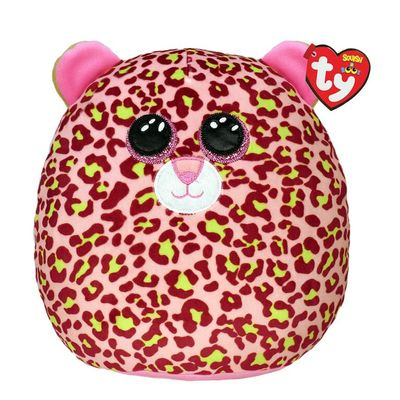 Ty Squish Lainey Pink Leopard inch