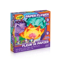 Expérience scientifique Fleur de papier Crayola